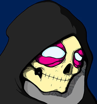 An image of a grim reaper.